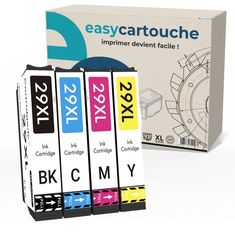Pack 4 Cartouches compatibles EPSON T29XL Pack 4 Cartouches compatibles EPSON T29XL